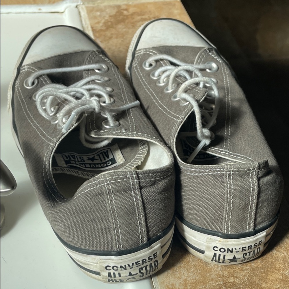 Converse Charcoal Low-Top Sneakers